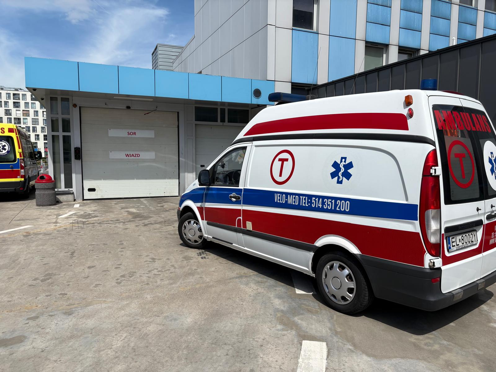 Transport pacjenta do szpitala i SOR Warszawa